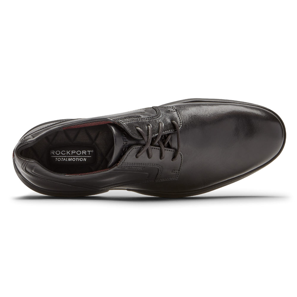 Rockport Singapore Mens Oxfords - Total Motion Advance Plain Toe Black - NT2891046